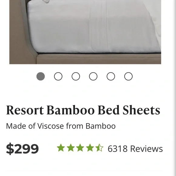 Cariloha White Resort Sheet Set NWT CAL KING - Picture 4 of 7